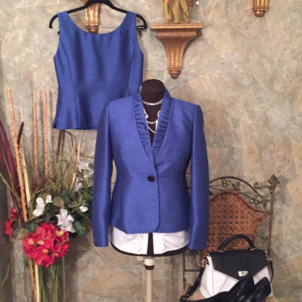 Kasper 🌹 2 piece suit top & jacket coat blazer